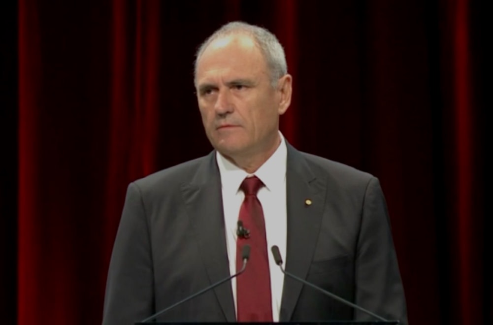 Ken Henry, chairman of NAB.Â  Source: NAB webcast